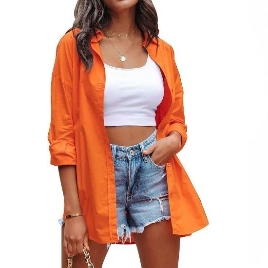 Custom Button-Up Blouses For Your Brand price
