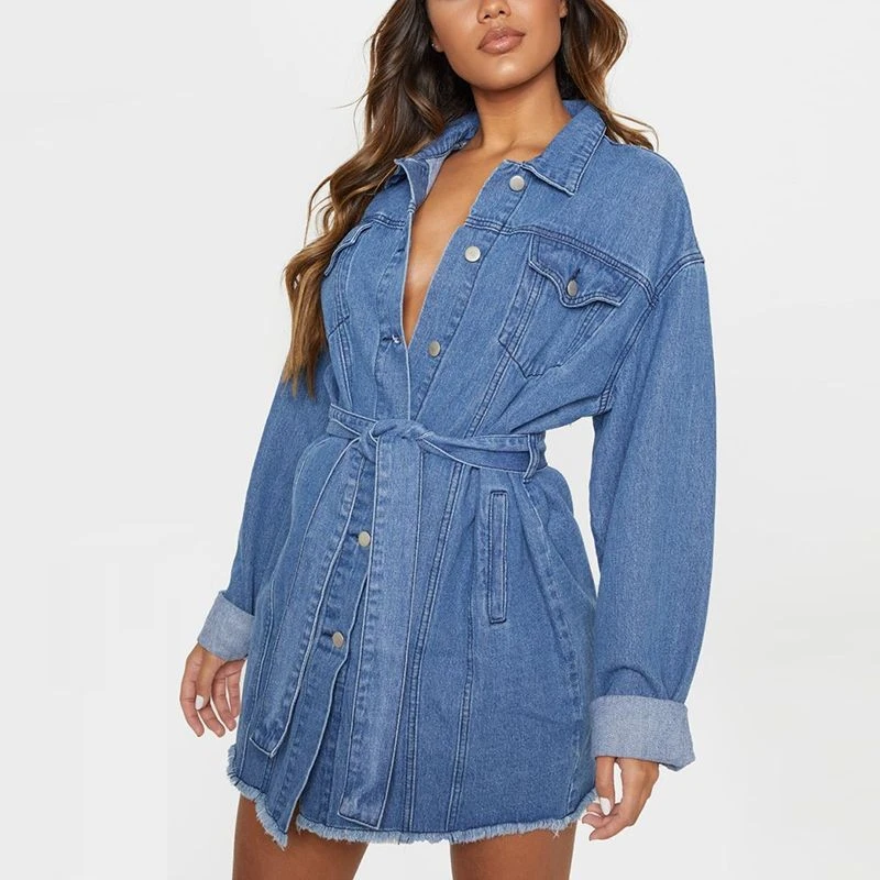 Custom Denim Dresses For Your Brand factory