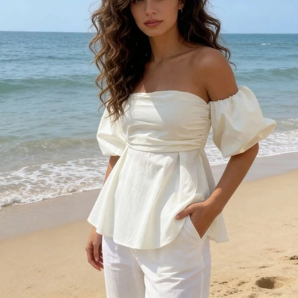 Custom Peplum Blouses For Your Brand high quality