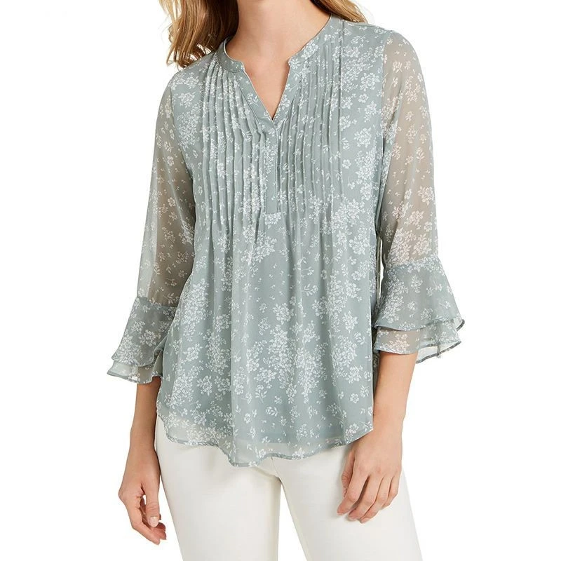 Custom Ruffle Blouses For Your Brand high quality