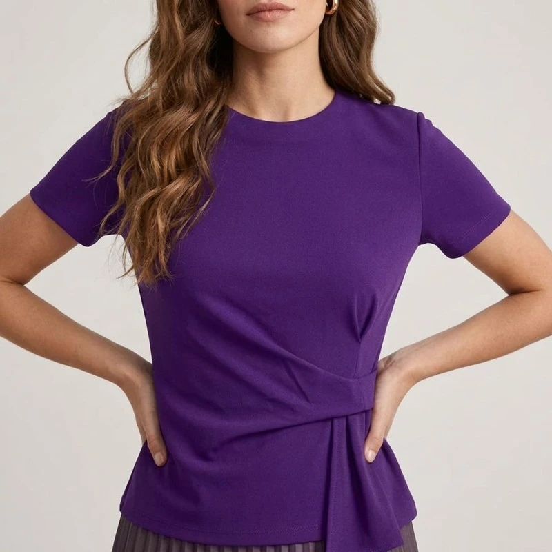 Custom Wrap Blouses For Your Brand factory